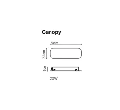 Plafonnier & Spot*Marset Plafonnier, Ambrosia 120, , LED, 3000K, 2256 lm, L120cm, H26,6cm - or mat
