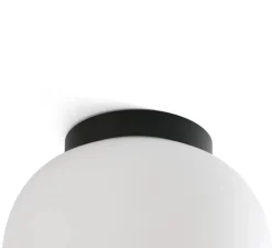 Plafonnier & Spot*Faro Plafonnier, Amelia, , IP44, Ø21,5cm, H22,5cm - noir