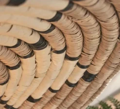 Plafonnier & Spot*Good&Mojo Plafonnier, Andros, , Ø45cm, H8cm - naturel, blanc