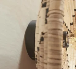 Plafonnier & Spot*Good&Mojo Plafonnier, Andros, , Ø45cm, H8cm - naturel, blanc