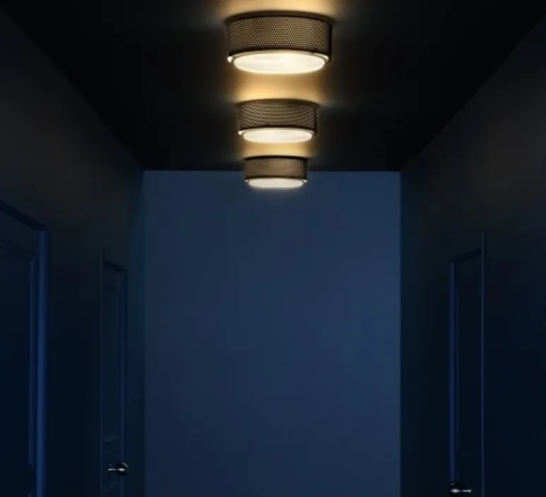 Applique|Plafonnier & Spot*Sammode Plafonnier, applique, G13 Large , Pierre Guariche, , Ø35cm, H15cm - noir