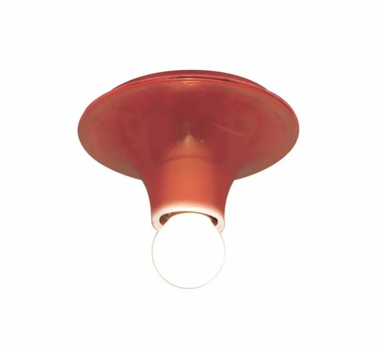 Applique|Plafonnier & Spot*Artemide Plafonnier, applique, Teti, transparent orange, Ø14cm, H7cm - orange, tansparent
