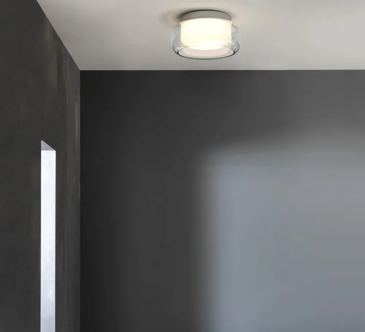 Plafonnier, Aquina 360, chrome, Ø36cm, H17,6cm - Astro