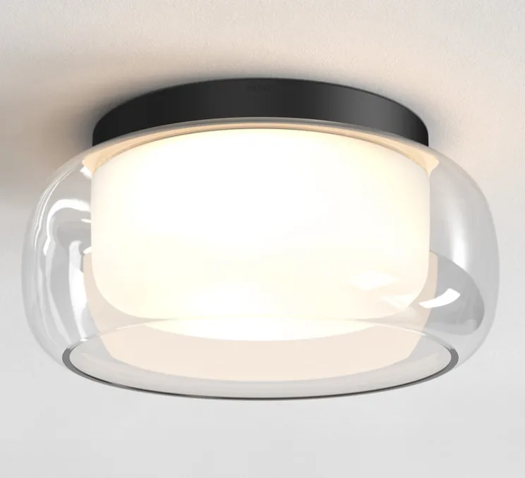 Plafonnier, Aquina 360, noir, Ø36cm, H17,6cm - Astro