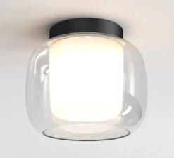 Plafonnier, Aquina 240, noir, Ø24cm, H21cm - Astro