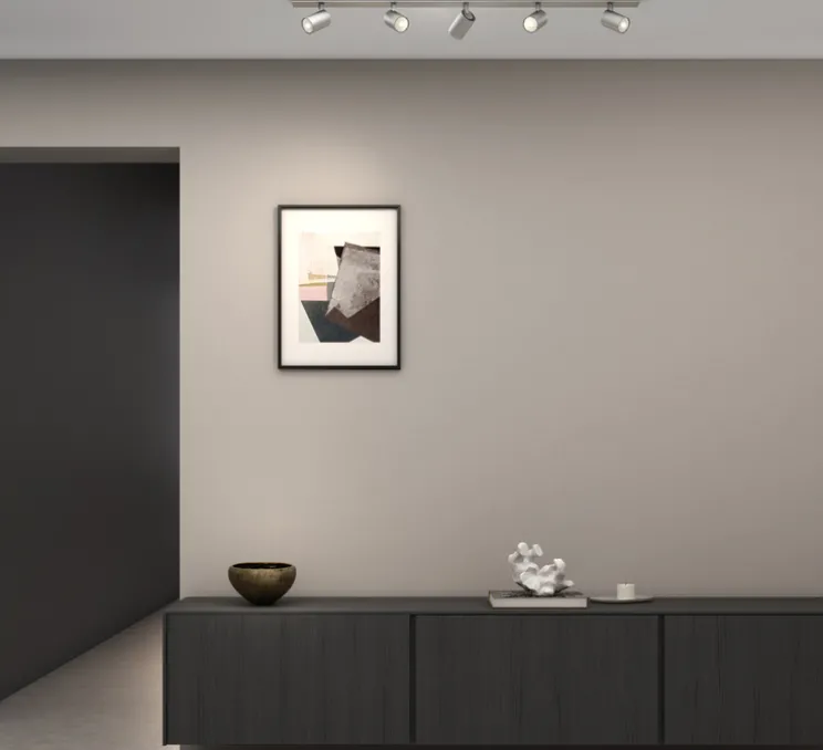 Plafonnier, Ascoli five Bar, nickel mat, L120cm, H13cm - Astro