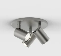 Plafonnier & Spot*Astro Plafonnier, Ascoli Triple Round, , Ø22cm, H13cm - nickel mat