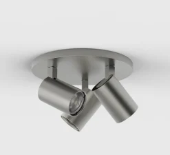 Plafonnier & Spot*Astro Plafonnier, Ascoli Triple Round, , Ø22cm, H13cm - nickel mat