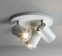 Plafonnier, Ascoli Triple Round, blanc, Ø22cm, H13cm - Astro