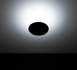 Plafonnier & Spot*Davide Groppi Plafonnier, Asintoto, , LED, dim, 2700K, 1435 lm, Ø40cm, H1cm - noir