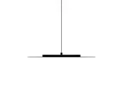 Plafonnier & Spot*Davide Groppi Plafonnier, Asintoto, , LED, dim, 2700K, 1435 lm, Ø40cm, H1cm - noir