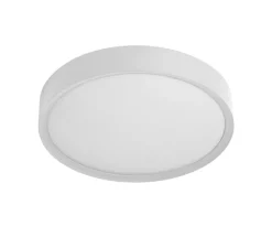 Plafonnier & Spot*MDC Plafonnier, Asli, , IP44, LED, dim, CCT 3000-3750-4500K, 1285 lm, Ø33,4cm, H6,4cm - blanc mat