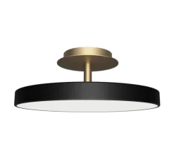 Plafonnier, Asteria UP PLUS, medium, noir, LED, dim, 2400-3000K, 1200 lm, Ø40cm, H17,1cm - Umage