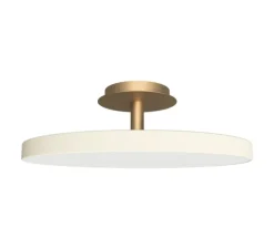 Plafonnier, Asteria UP PLUS, large, blanc perle, LED, dim, 2400-3000K, 2200 lm, Ø60cm, H21cm - Umage