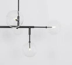 Plafonnier & Spot*Schwung Plafonnier, Axis, , Ø31,4cm, H155cm - noir