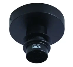 Plafonnier & Spot*Good&Mojo Plafonnier, Bali L, noir et naturel, Ø87cm, H20cm - noir, naturel