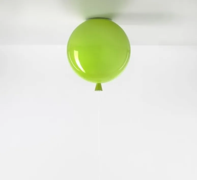 Plafonnier & Spot|Enfants*Brokis Plafonnier, ballon, Memory, , brillant, Ø30cm - vert