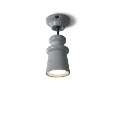 Plafonnier & Spot*Toscot Plafonnier, Battersea, , IP44, Ø12,5cm, H30cm - gris