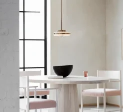 Plafonnier & Spot*Bert frank Plafonnier, Beran Small , , LED, dim, 2700K, 700 lm, Ø26cm, H6cm - laiton antique