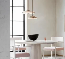 Plafonnier & Spot*Bert frank Plafonnier, Beran Small , , LED, dim, 2700K, 700 lm, Ø26cm, H6cm - laiton antique