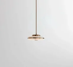 Plafonnier & Spot*Bert frank Plafonnier, Beran Small , , LED, dim, 2700K, 700 lm, Ø26cm, H6cm - laiton antique