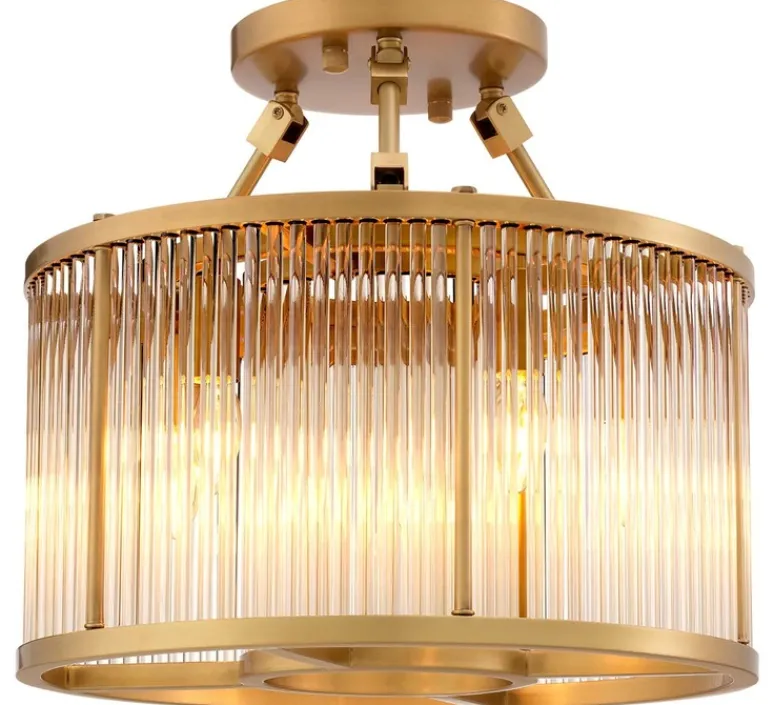 Plafonnier & Spot*Eichholtz Plafonnier, Bernardi S, , Ø45cm, H37,5cm - laiton