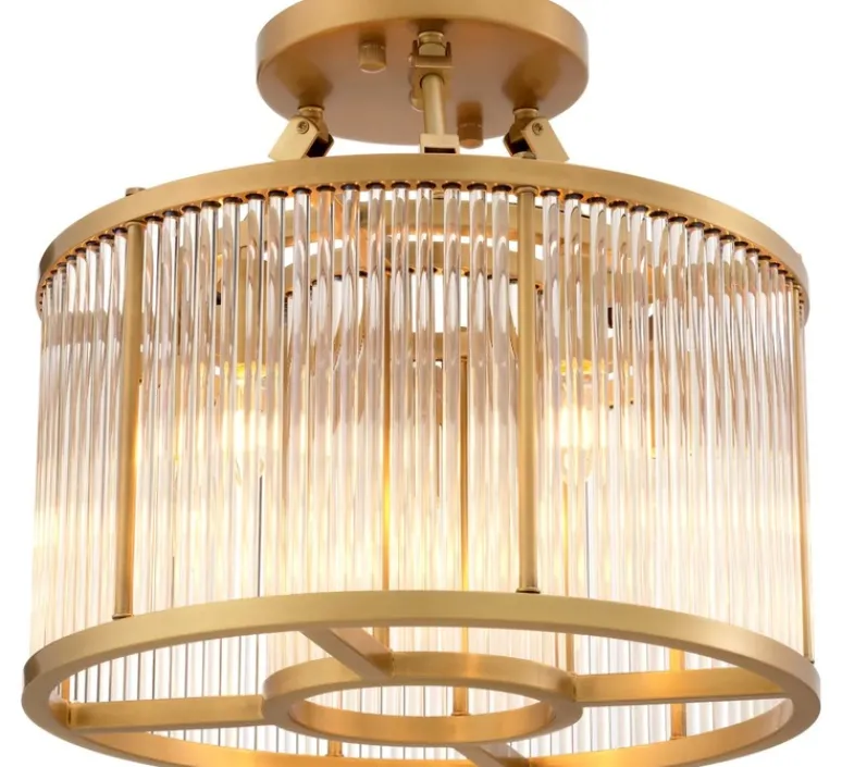 Plafonnier & Spot*Eichholtz Plafonnier, Bernardi S, , Ø45cm, H37,5cm - laiton