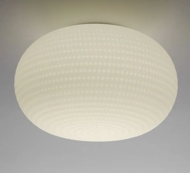 Plafonnier, Bianca Piccola, blanc, Ø16cm, H12cm - Fontana Arte