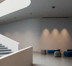 Plafonnier & Spot*Vibia Plafonnier, Bind Solo, spectre large, , LED, dim, tunable white + DALI-2, 1800K - 4000K, 571 lm - 895 lm, Ø18,5cm, H11cm - noir