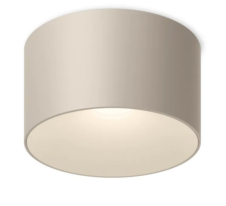 Plafonnier, Bind Solo, spectre large, beige, LED, dim, tunable white + DALI-2, 1800K - 4000K, 571 lm - 895 lm, Ø18,5cm, H11cm - Vibia