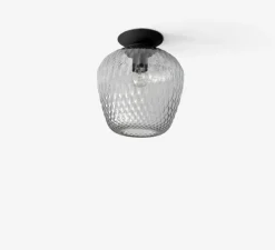 Plafonnier, Blown SW5, transparent, noir, LED, Ø28cm, H34cm - AndTradition
