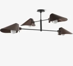 Plafonnier & Spot*Andtradition Plafonnier, Bonnet SC91, , Ø100cm, H40cm - bronze, noir