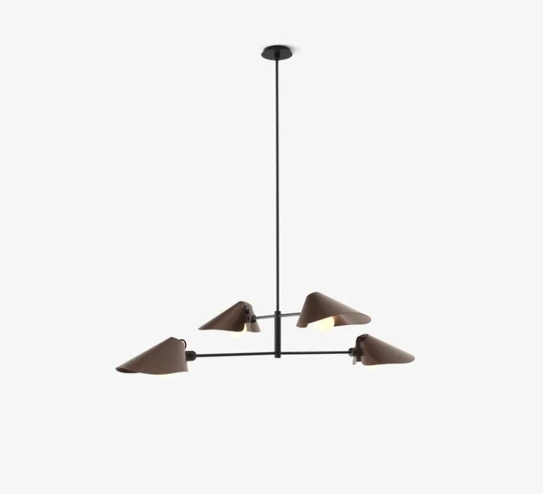 Plafonnier & Spot*Andtradition Plafonnier, Bonnet SC93, , Ø100cm, H140cm - bronze, noir