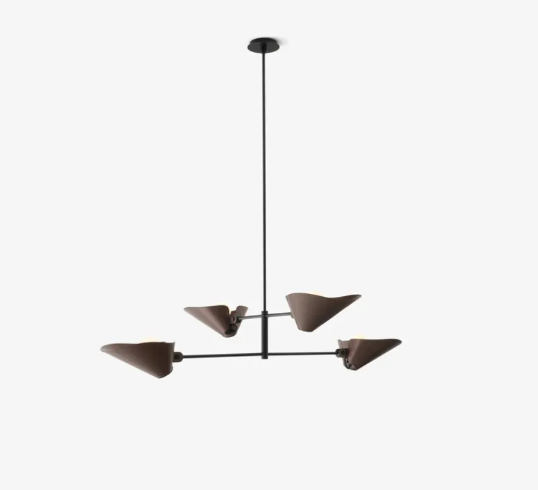 Plafonnier & Spot*Andtradition Plafonnier, Bonnet SC93, , Ø100cm, H140cm - bronze, noir