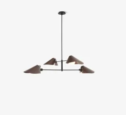 Plafonnier, Bonnet SC92, bronze, noir, Ø100cm, H110cm - Andtradition