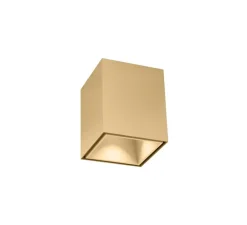 Plafonnier, Box Mini 1.0 LED, champagne, LED, 3000K, 470lm, L7cm, H8,5cm - Wever&Ducré