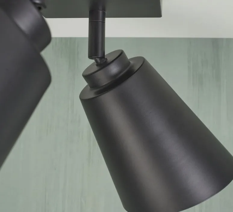 Plafonnier & Spot*It's about Romi Plafonnier, Bremen, , Ø35cm, H24cm - noir