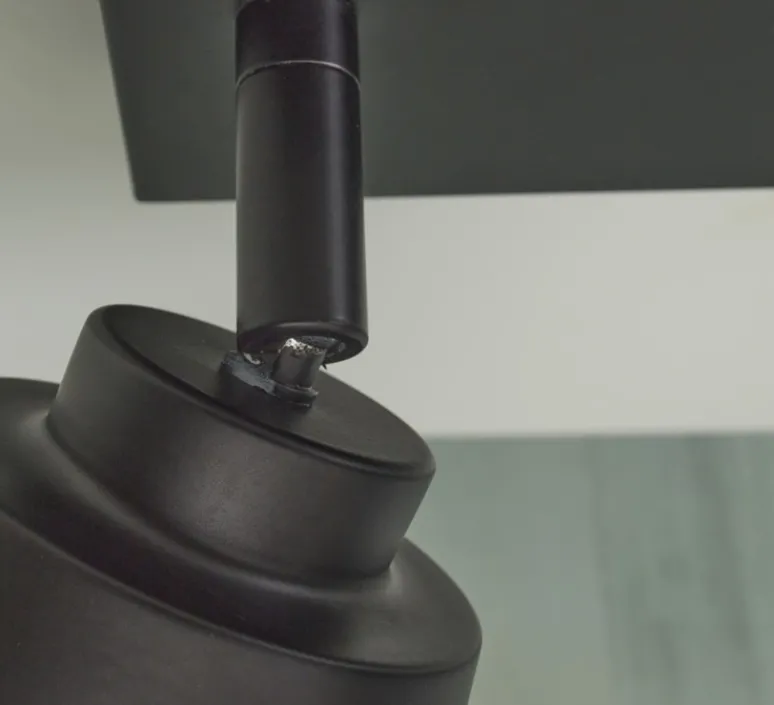 Plafonnier & Spot*It's about Romi Plafonnier, Bremen, , Ø35cm, H24cm - noir