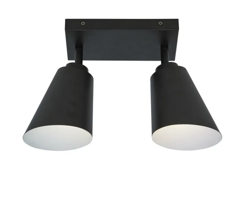 Plafonnier & Spot*It's about Romi Plafonnier, Bremen, , Ø35cm, H24cm - noir