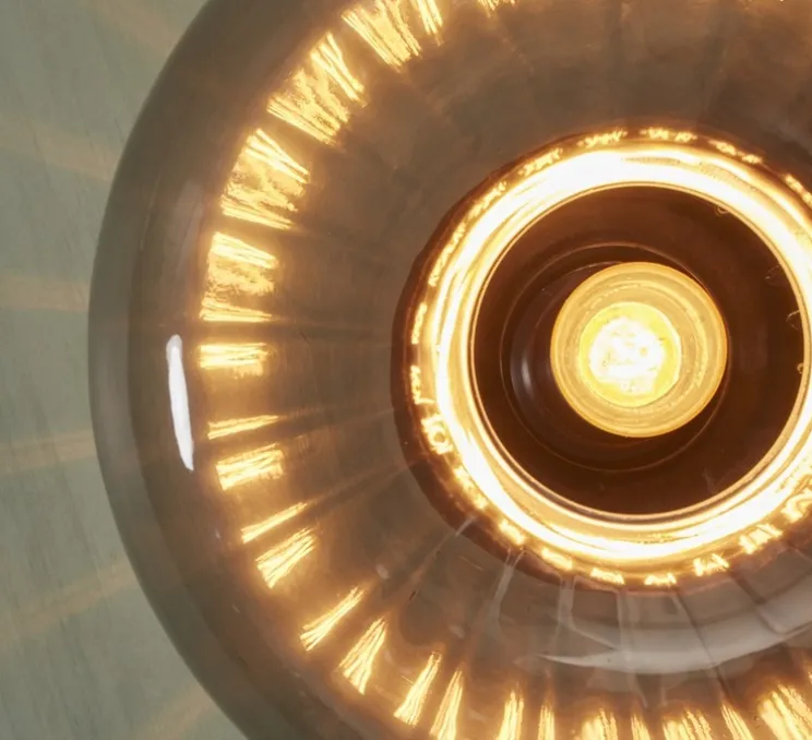 Plafonnier, Brussels, gris anthracite, noir, Ø28cm, H28cm - It's about Romi