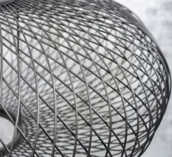 Plafonnier, Cango, noir, Ø60cm, H25cm - Good&Mojo