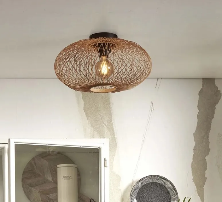 Plafonnier & Spot*Good&Mojo Plafonnier, Cango S, , Ø40cm, H20cm - naturel