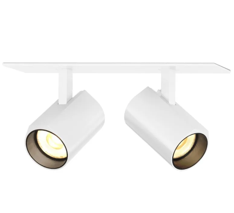 Plafonnier & Spot*Wever&Ducré Plafonnier, Ceno 2.0, , LED, 2700K, 2x440lm, L15,4cm, H4cm - Wever & Ducré blanc