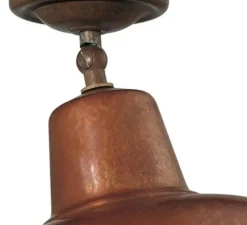 Plafonnier & Spot*Il Fanale Plafonnier, Contrada 243.02.OR, , Ø25,5cm, H14,5cm - cuivre