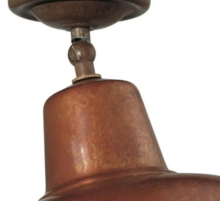 Plafonnier & Spot*Il Fanale Plafonnier, Contrada 243.02.OR, , Ø25,5cm, H14,5cm - cuivre