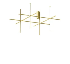 Plafonnier & Spot*Flos Plafonnier, Coordinates Ceiling 4, , LED, 2700K, 8830lm, Ø176,2cm, H95cm - champagne