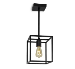 Plafonnier & Spot*Moretti Luce Plafonnier, Cubic 3383, , L20cm, H59,6cm - Noir