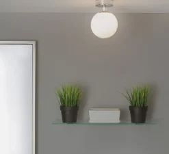 Plafonnier & Spot*Astro Plafonnier, Denver, , IP44, Ø12cm, H16cm - chrome poli