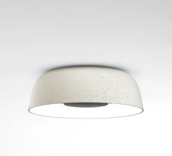 Plafonnier, Djembé C 100.38, blanc RAL 1013, LED, 2700K, 4290lm, Ø100cm, H38cm - Marset