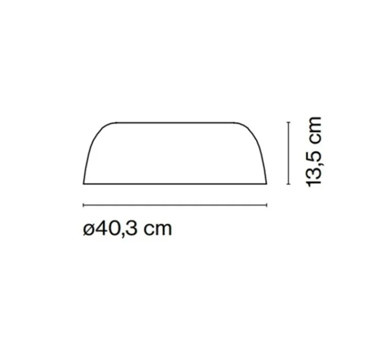 Plafonnier & Spot|Suspension*Marset Plafonnier, Djembé C42.13, , dim, LED, 2700K, 846lm, Ø40,3cm, H13.5cm - rouge